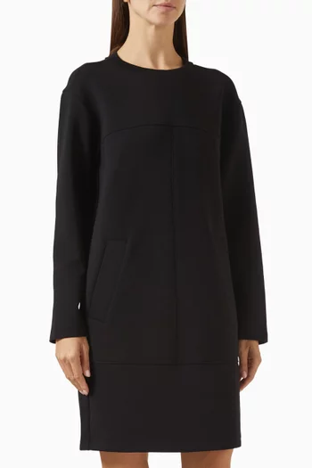 Long-sleeve Dress in Double-jersey