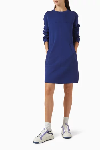 Long-sleeve Dress in Double-jersey