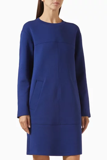Long-sleeve Dress in Double-jersey