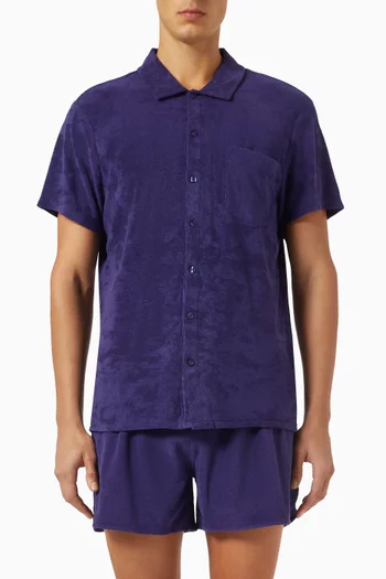 Bowling Shirt in Cotton-terry