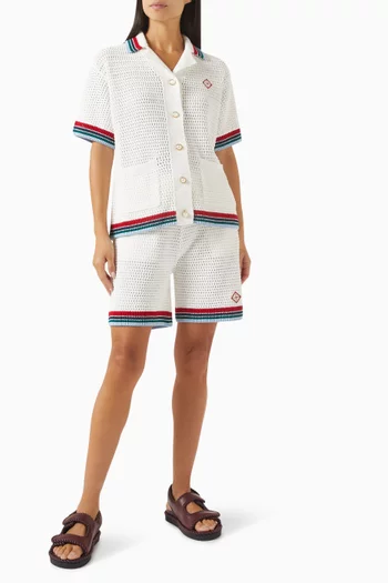 Bermuda Shorts in Crochet
