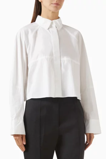 Elston Crop Shirt in Cotton