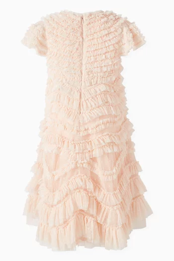 Wild Rose Ruffle Dress