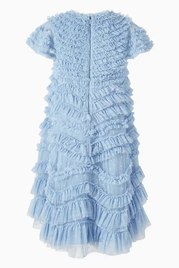 Wild Rose Ruffle Dress