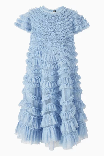 Wild Rose Ruffle Dress