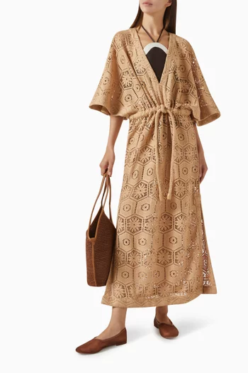 Le Sirenuse Midi Dress in Lace