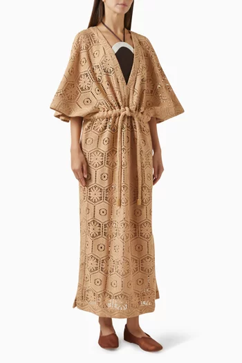 Le Sirenuse Midi Dress in Lace
