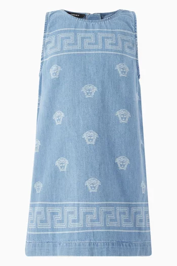 Medusa Dress in Denim