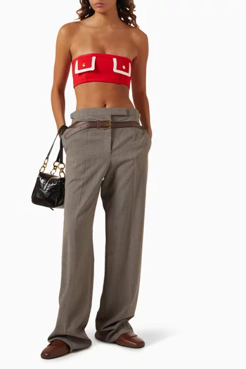 3D Printed Belt Pants in Technical-wool