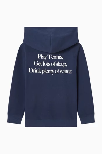Play Tennis Hoodie in Cotton-fleece