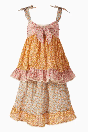 Lucky Frilled Top in Cotton