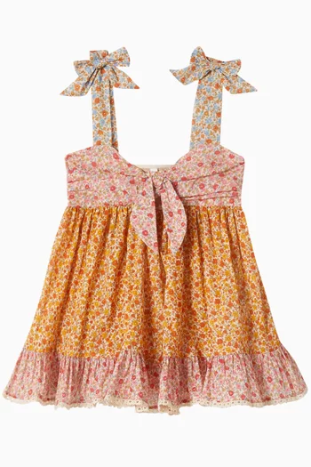 Lucky Frilled Top in Cotton