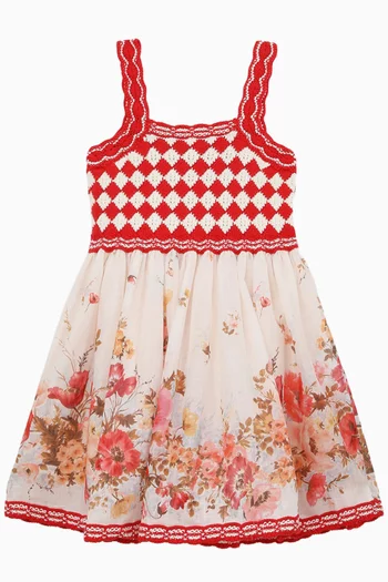 فستان سكاربورو منسوج