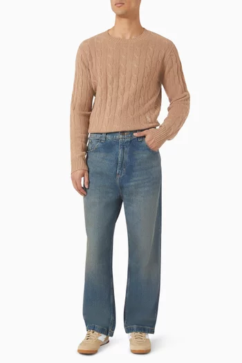 SRC Cableknit Sweater in Cashmere-blend