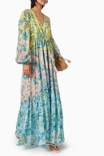 Tie-waist Maxi Dress