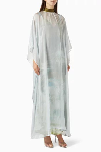 Afrodite Kaftan & Dress Set in Silk