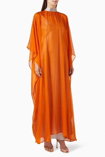 Afrodite Kaftan & Dress Set in Silk