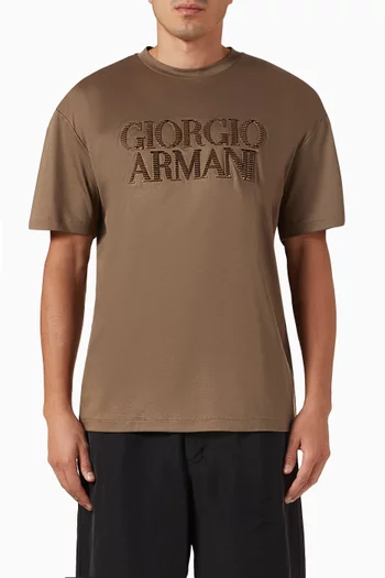 Logo T-shirt in Cotton