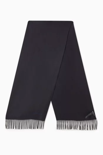 Micro Logo Scarf in Cashmere