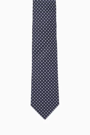 Tie in Silk Jacquard