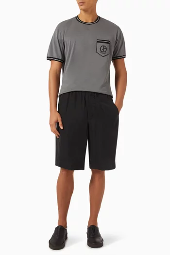 Drawstring Shorts in Lyocell