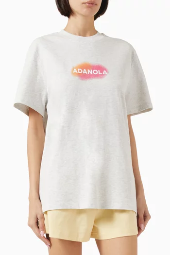 Oversized Distance T-shirt in Cotton
