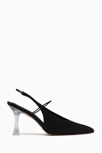 Mignon 90 Slingback Pumps in Silk-satin