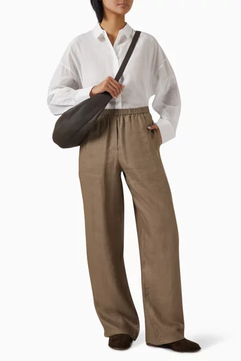Relaxed-fit Pants in Linen