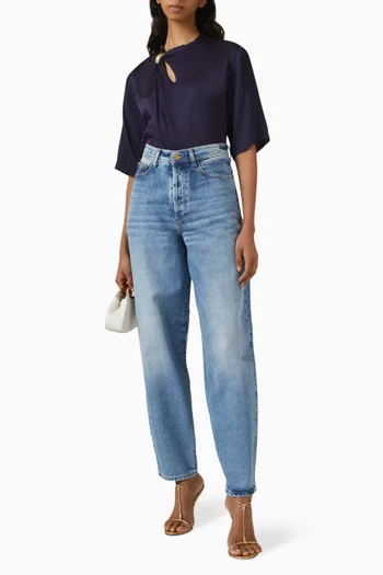 Baggou High-waisted Jeans in Denim