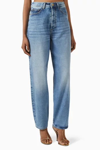 Baggou High-waisted Jeans in Denim