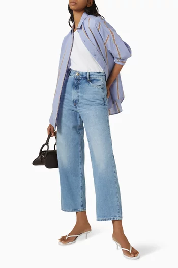Bay Cruise High-waisted Jeans in Denim
