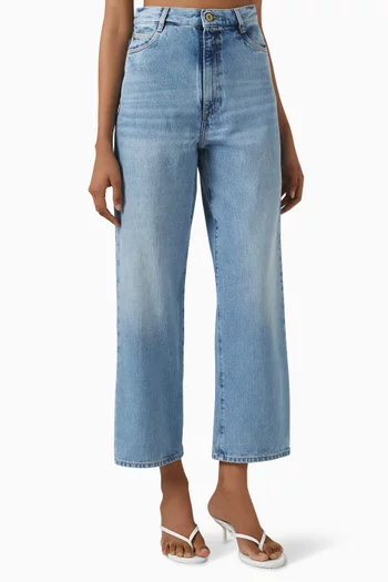 Bay Cruise High-waisted Jeans in Denim