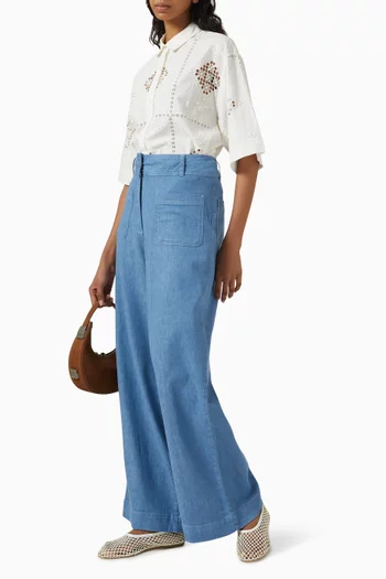 Floriani Shirt in Cotton Poplin