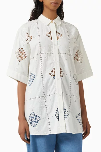 Floriani Shirt in Cotton Poplin