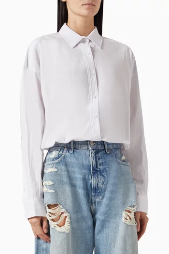 Bubble shirt in Poplin