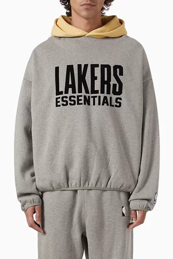 x NBA Lakers Pullover Hoodie in Core Fleece