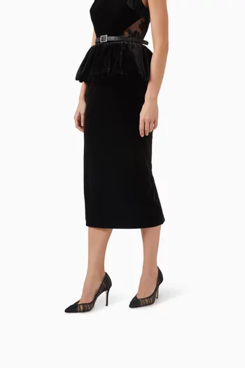 Nora 85 Pumps in Tulle & Satin