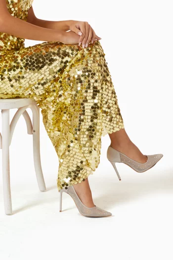 Lore Glitz 105 Pumps in Mesh & Satin