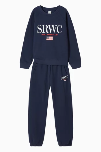 Nautical Sweatshirt in Cotton-fleece