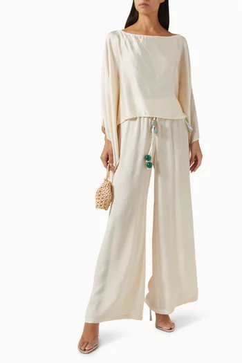 Cala Straight-leg Pants in Crepe