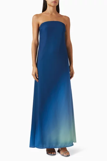 Ella Maxi Dress in Satin