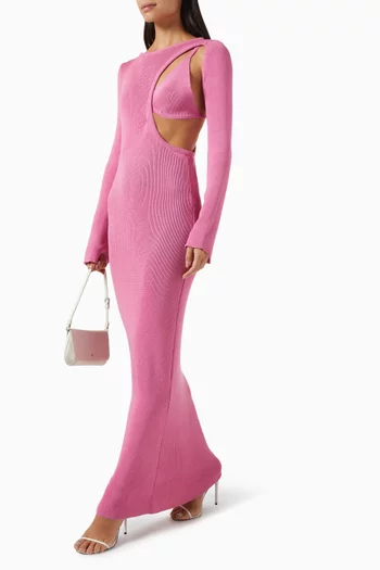 Ruby Cut-out Knit Maxi Dress