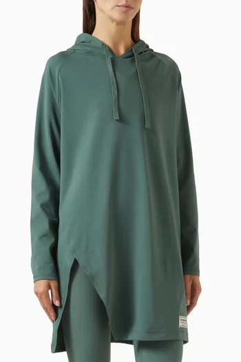 Oversized Sports Top in Recycled Softskin