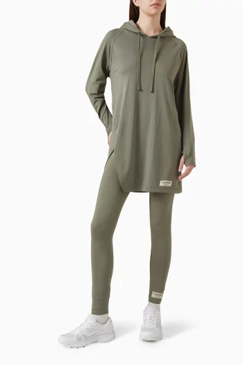 Oversized Sports Top in Recycled Softskin