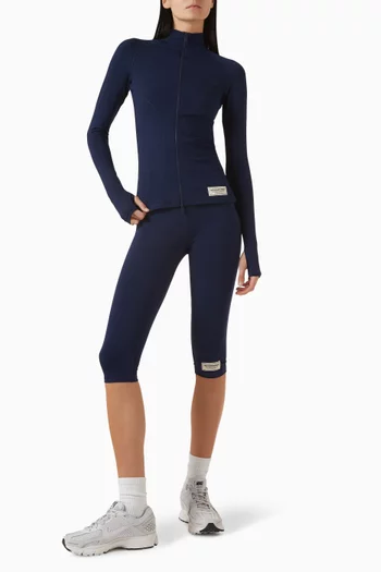 Fitted Running Top in Recycled Softskin