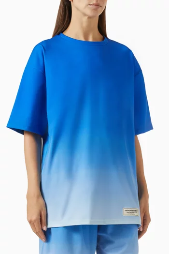 Ombre Oversized Resort T-shirt in Recycled Softskin