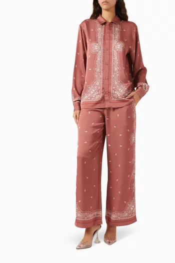 قميص بنقشة بيزلي ستان معاد تدويره