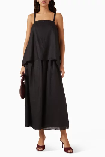 Ginny Top in Linen