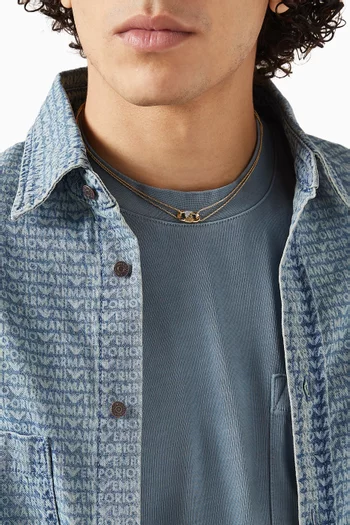 ID Necklace in Stainless Steel