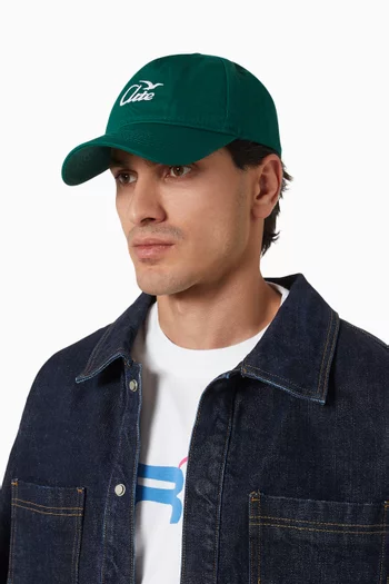 Bird Logo Cap in Cotton-canvas